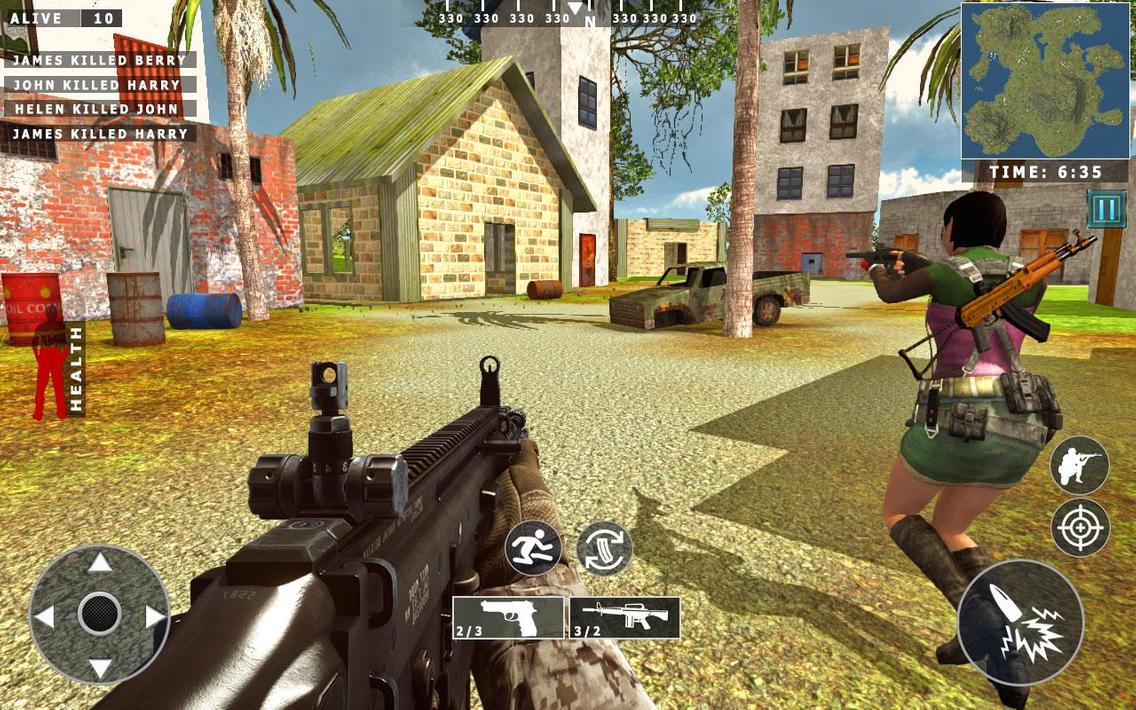 生存小队自由射击3D战场2