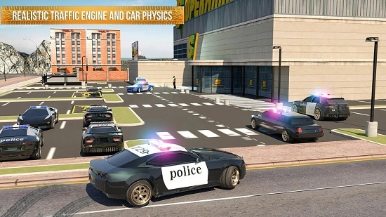 警车停车场游戏3