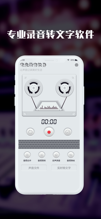 黑屏录音机ios版1