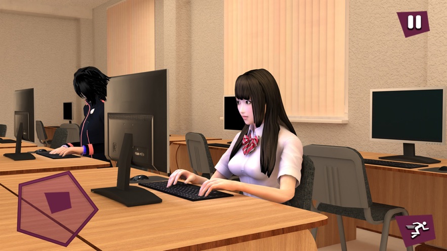 动漫学校的女孩生活模拟器3D安装1
