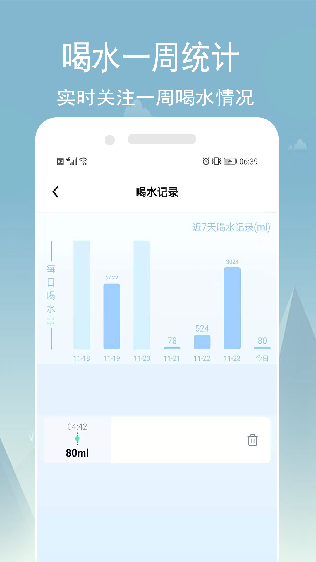 喝水计划苹果版1