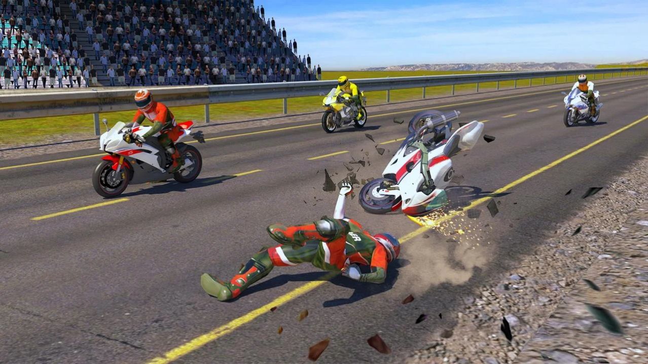 狂野摩托车3d游戏破解版3