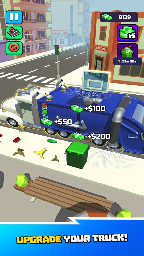 垃圾车3D模拟无限金币2