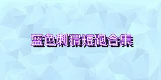 蓝色刺猬短跑合集