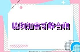 搜狗知音引擎合集