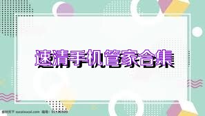 速清手机管家合集