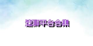 速狮平台合集