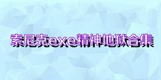 索尼克exe精神地狱合集