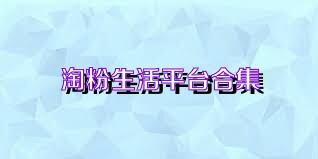 淘粉生活平台合集