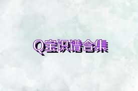 Q宝识谱合集