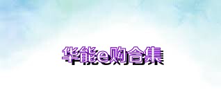 华能e购合集