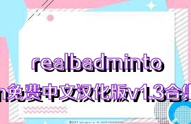 realbadminton免费中文汉化版v1.3合集