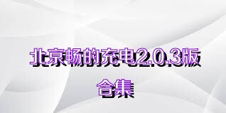北京畅的充电2.0.3版合集