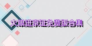 火眼进京证免费版合集