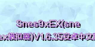 Snes9xEX(snes9xex模拟器)V1.6.35安卓中文版合集
