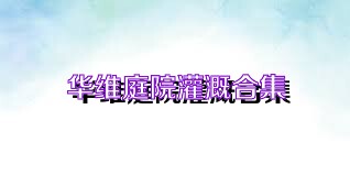 华维庭院灌溉合集