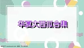 华夏大西瓜合集