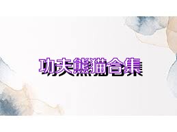 功夫熊猫合集