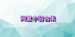 阿里小智合集