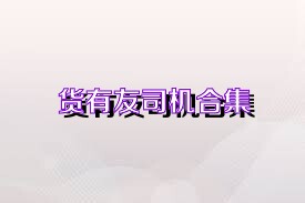 货有友司机合集
