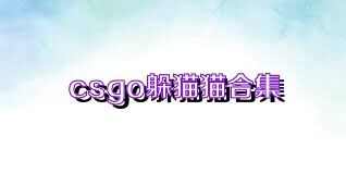 csgo躲猫猫合集