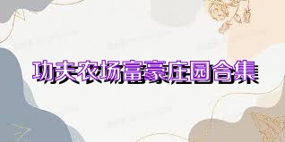功夫农场富豪庄园合集