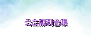 公主嫁到合集