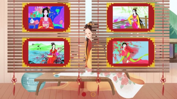 公主古装少女涂色手机版3