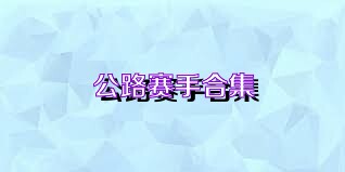 公路赛手合集