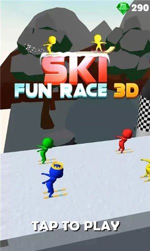 滑雪趣味赛3D最新版1