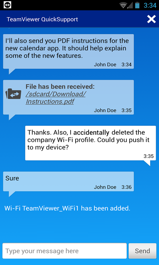 TeamViewerQuickSupport远程打卡2