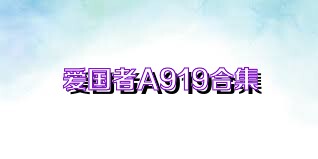 爱国者A919合集