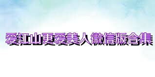 爱江山更爱美人微信版合集