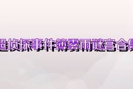 超侦探事件簿雾雨谜宫合集