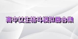 高中女生格斗模拟器合集