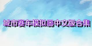 城市赛车模拟器中文版合集