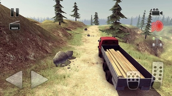 卡车司机疯狂的道路游戏1