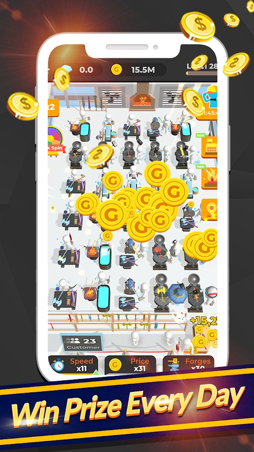 闲置铁匠铺刀剑兵器游戏2