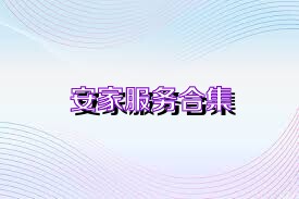 安家服务合集