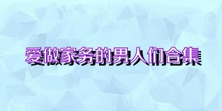爱做家务的男人们合集