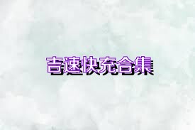 吉速快充合集
