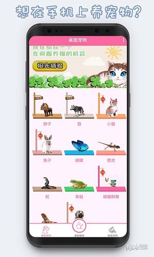 激萌猫咪桌面宠物app1
