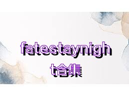 fatestaynight合集
