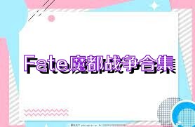 Fate魔都战争合集