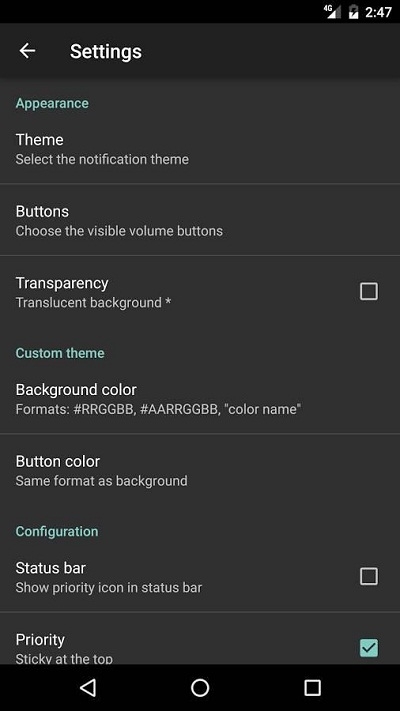 Volume Notification apk1
