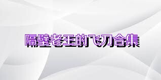 隔壁老王的飞刀合集