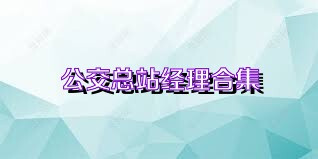 公交总站经理合集