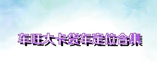 车旺大卡货车定位合集