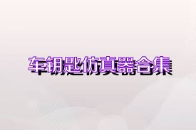 车钥匙仿真器合集