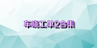 车晓工单2合集